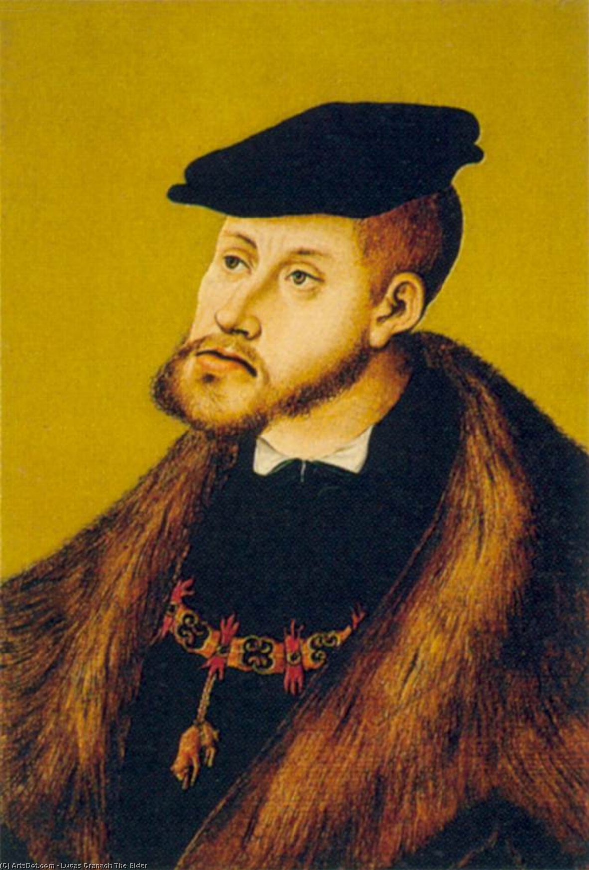 Portrait Of Charles V — Lucas Cranach The Elder