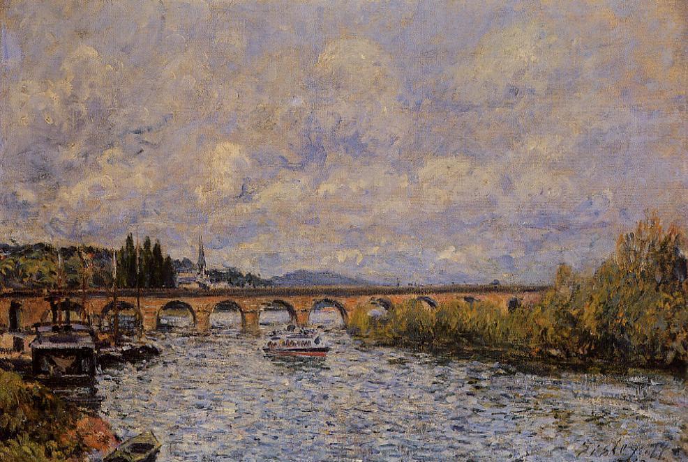 The Sevres Bridge — Alfred Sisley