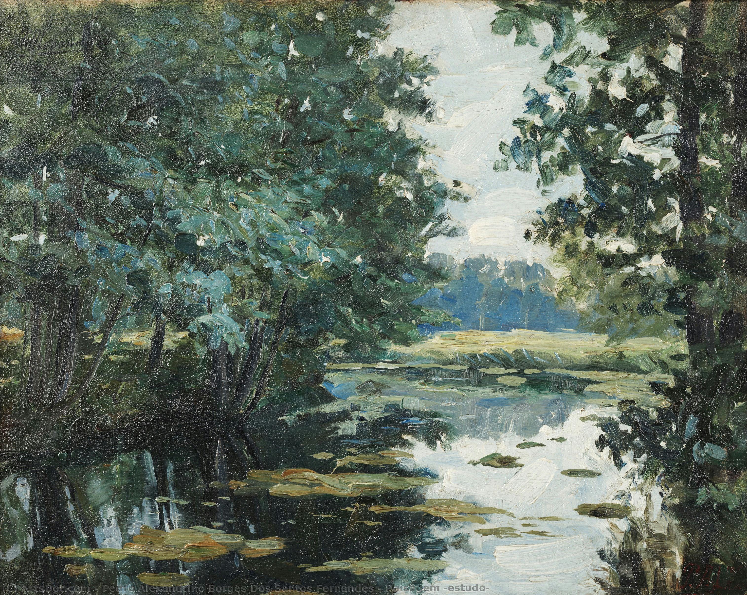 Paisagem (estudo) — Pedro Alexandrino Borges Dos Santos Fernandes