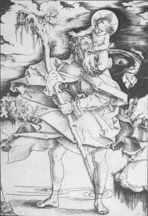 St Christopher — Hans Baldung