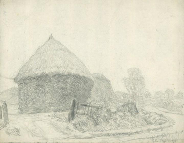 Compositional Study For 'sunrise In September' 1 — Sir George Clausen