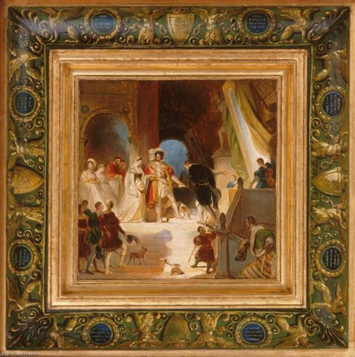 Francois Ier Recoit Les Tableaux Rapportes D'italie Par Le Primatice — Alexandre Évariste Fragonard