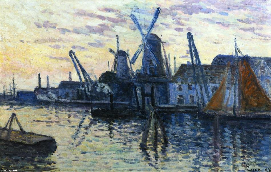 Mills In Holland — Maximilien Luce