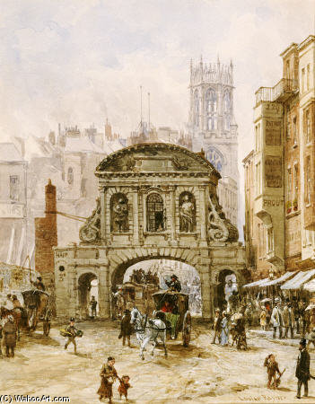 Temple Bar, London — Louise Rayner