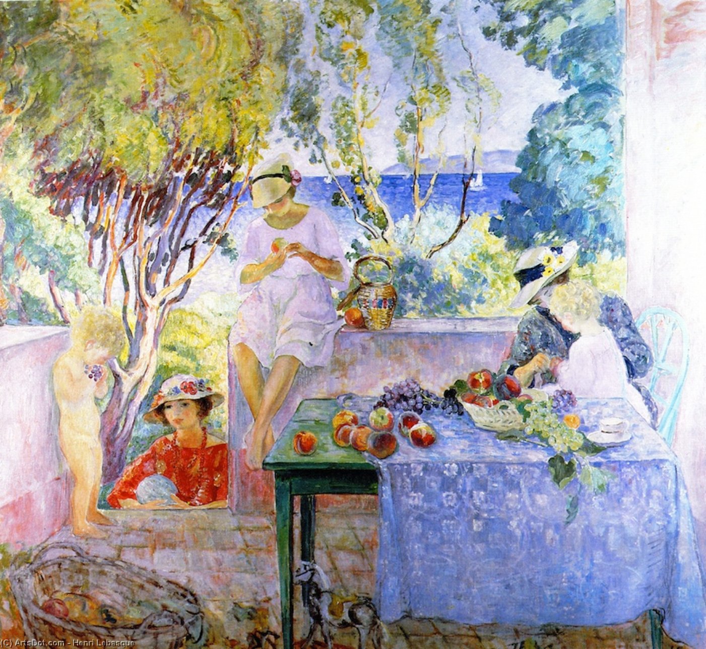 Meal On The Terrace — Henri Lebasque