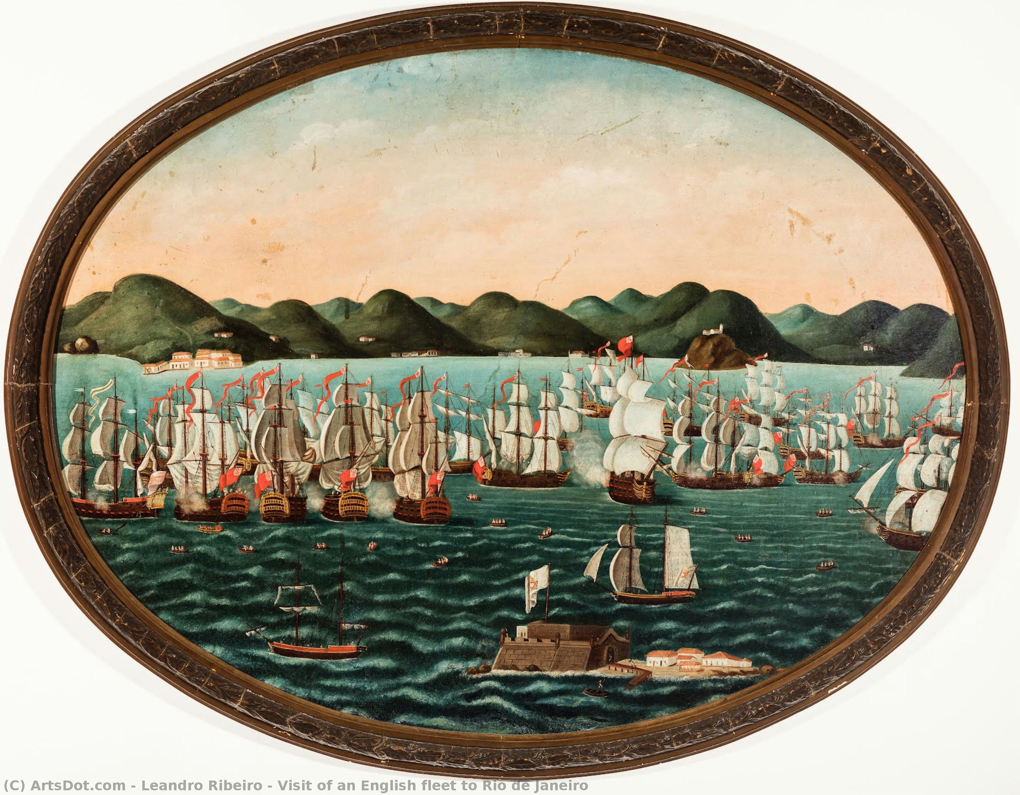 Visit Of An English Fleet To Rio De Janeiro — Leandro Ribeiro