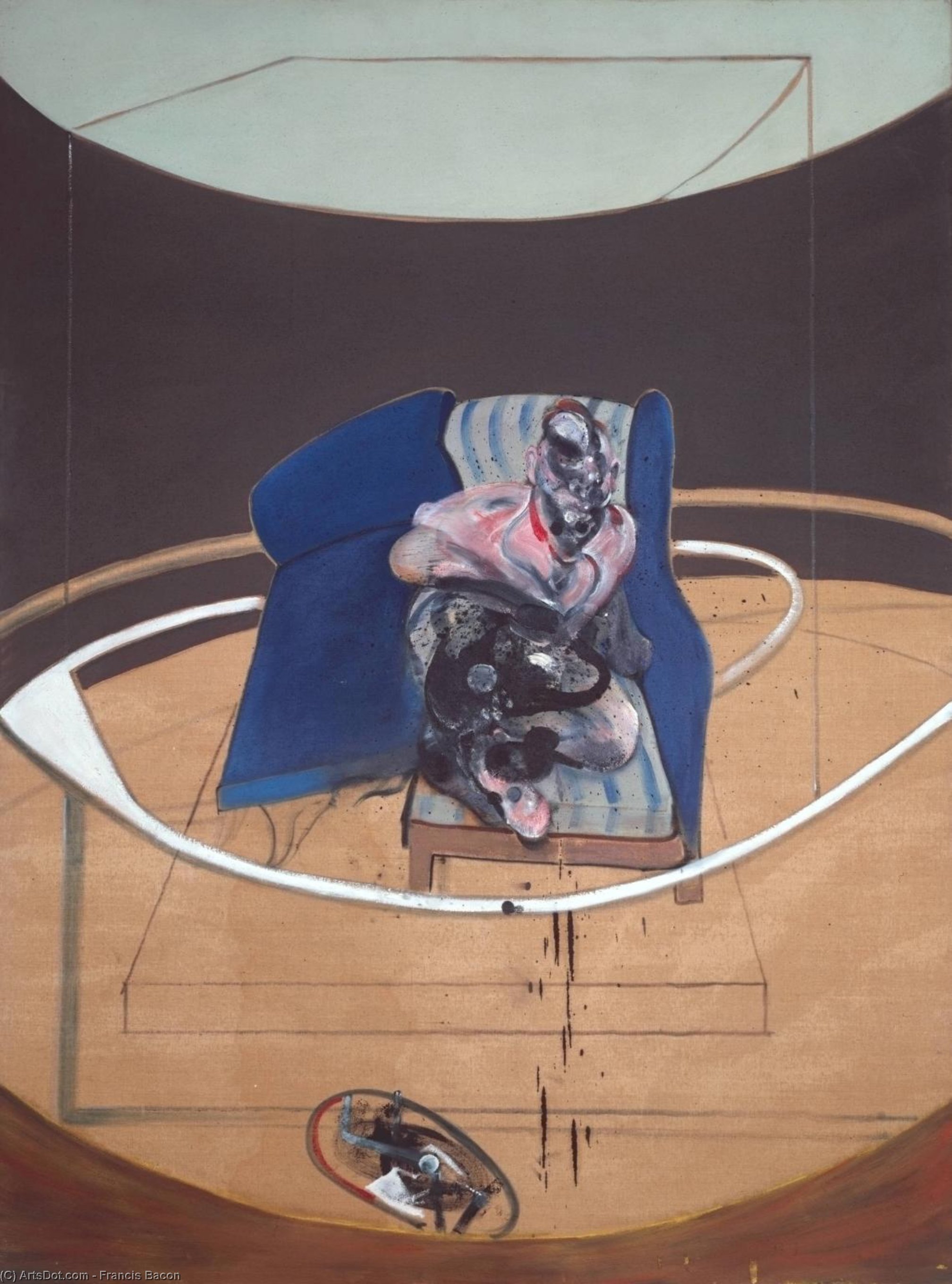 Study For Portrait On Folding Bed — Francis Bacon