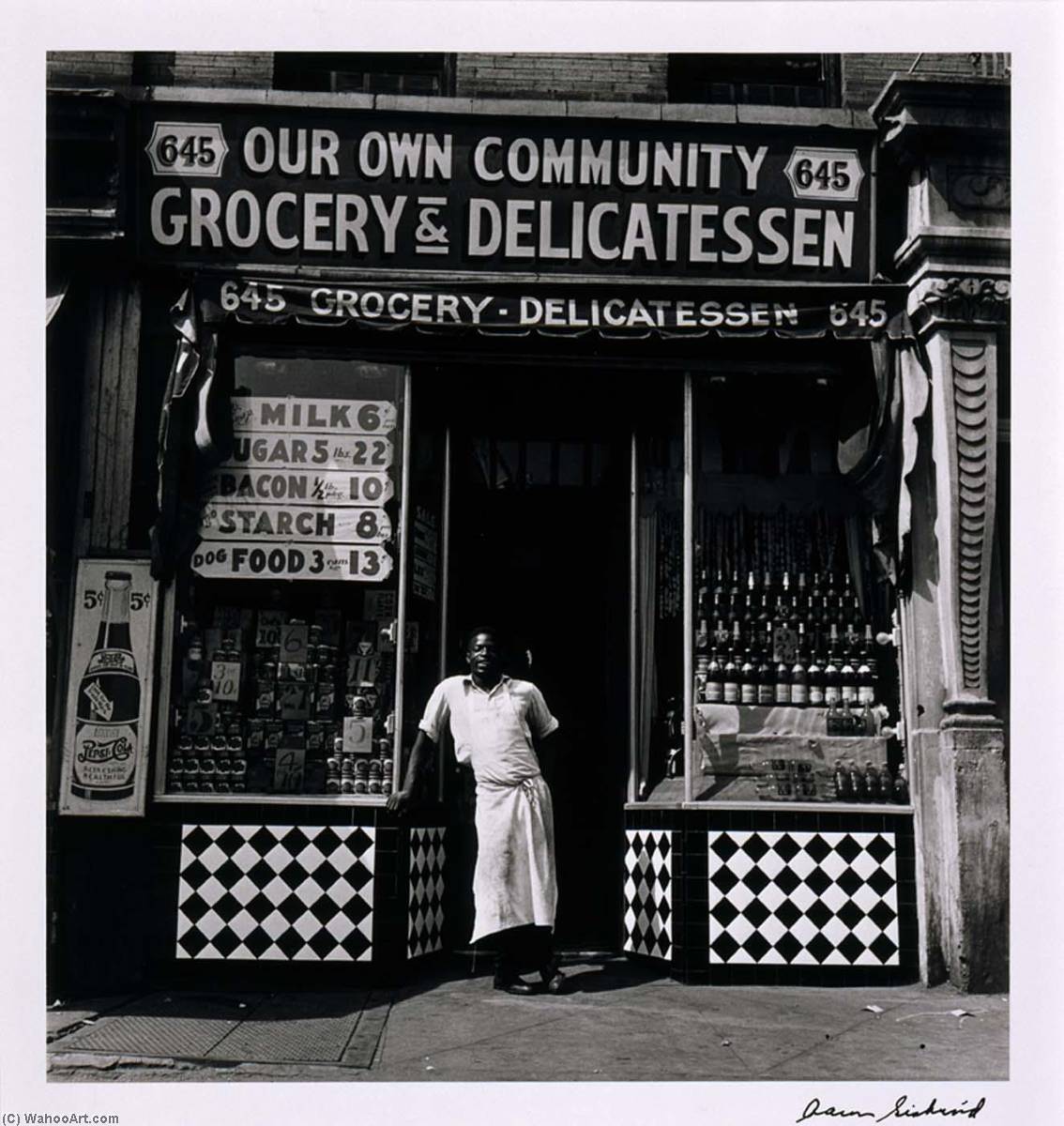 Untitled, From The Project The Most Crowded Block — Aaron Siskind