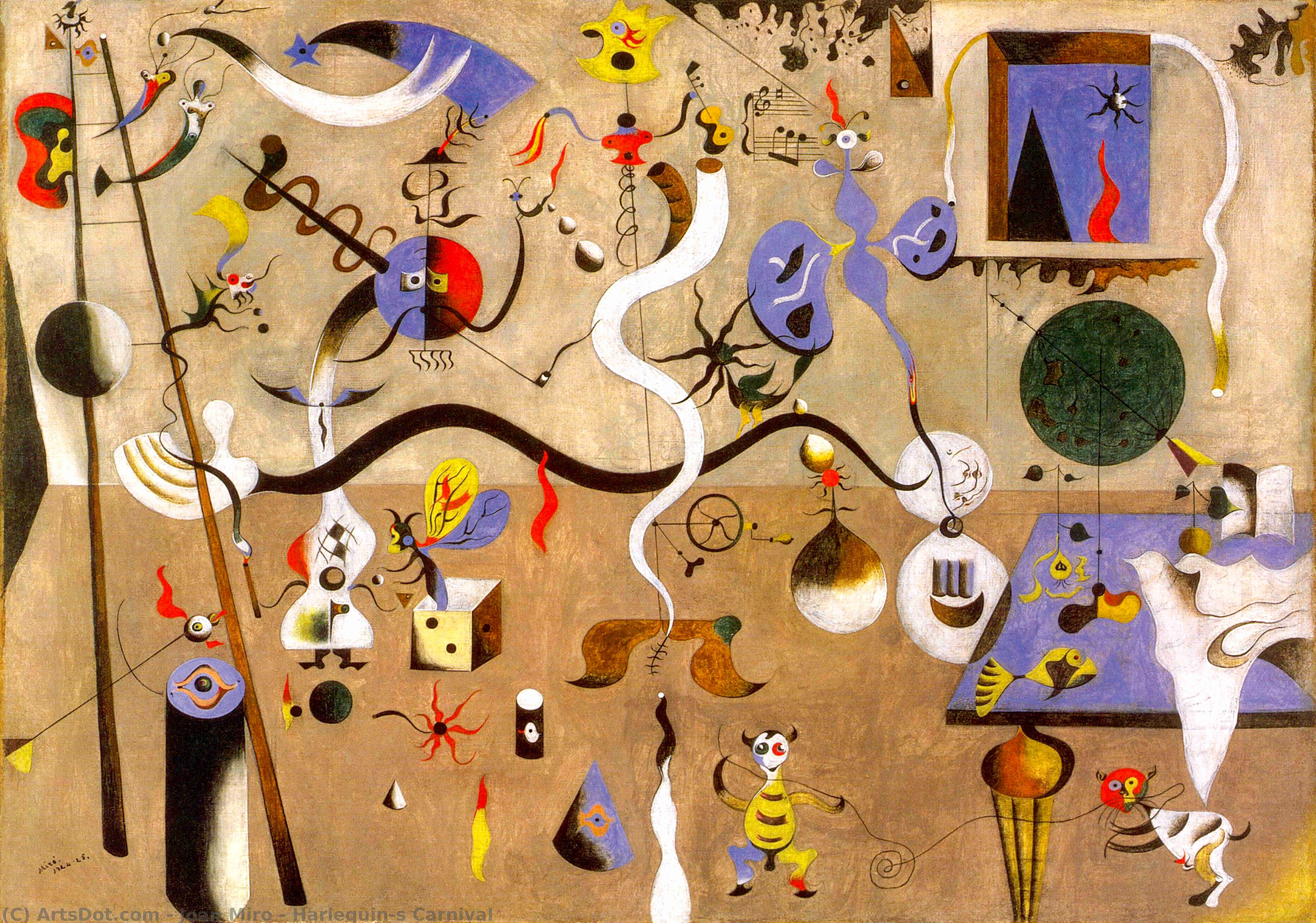 Harlequin's Carnival — Joan Miró