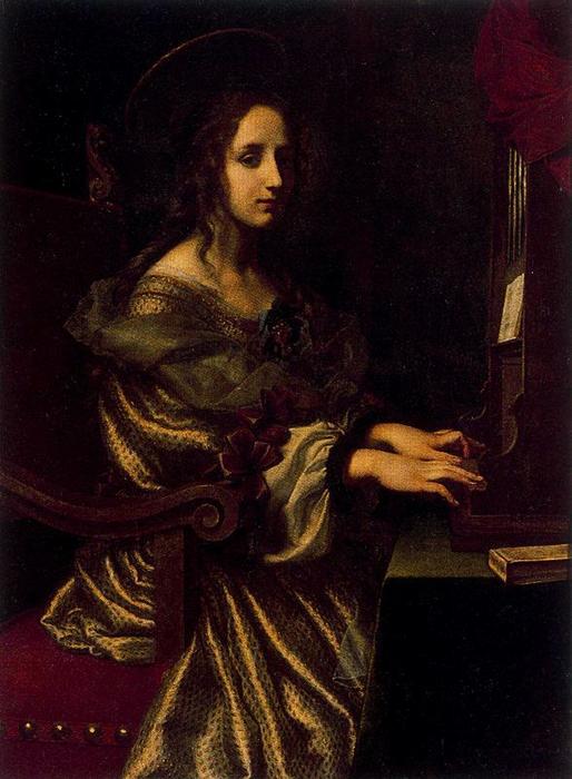 St. Cecil — Carlo Dolci