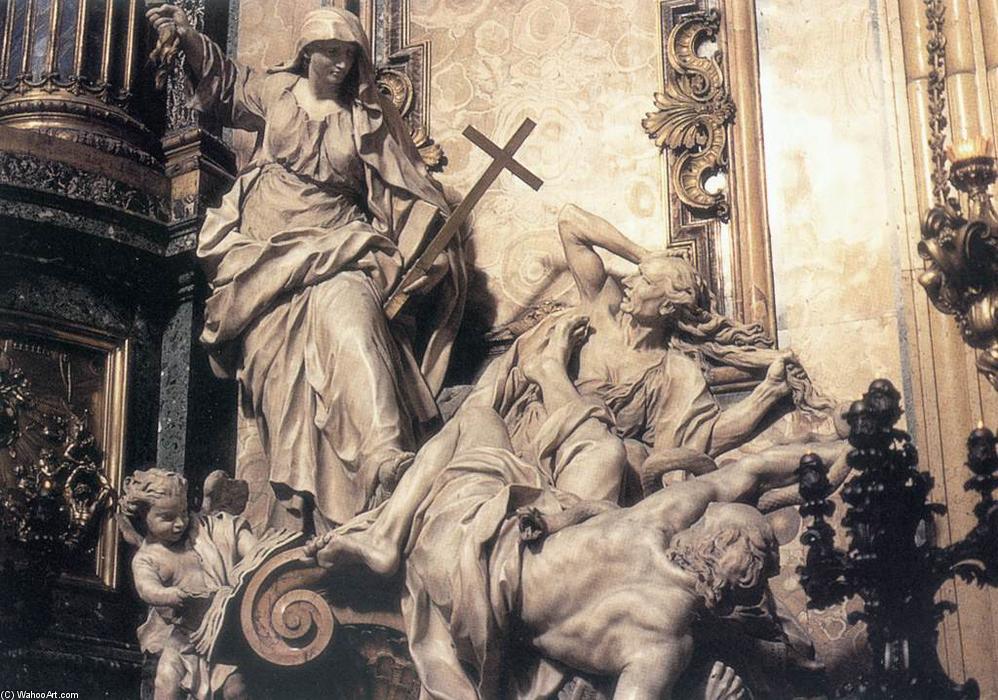 Religion Overthrowing Heresy And Hatred — Pierre Le Gros