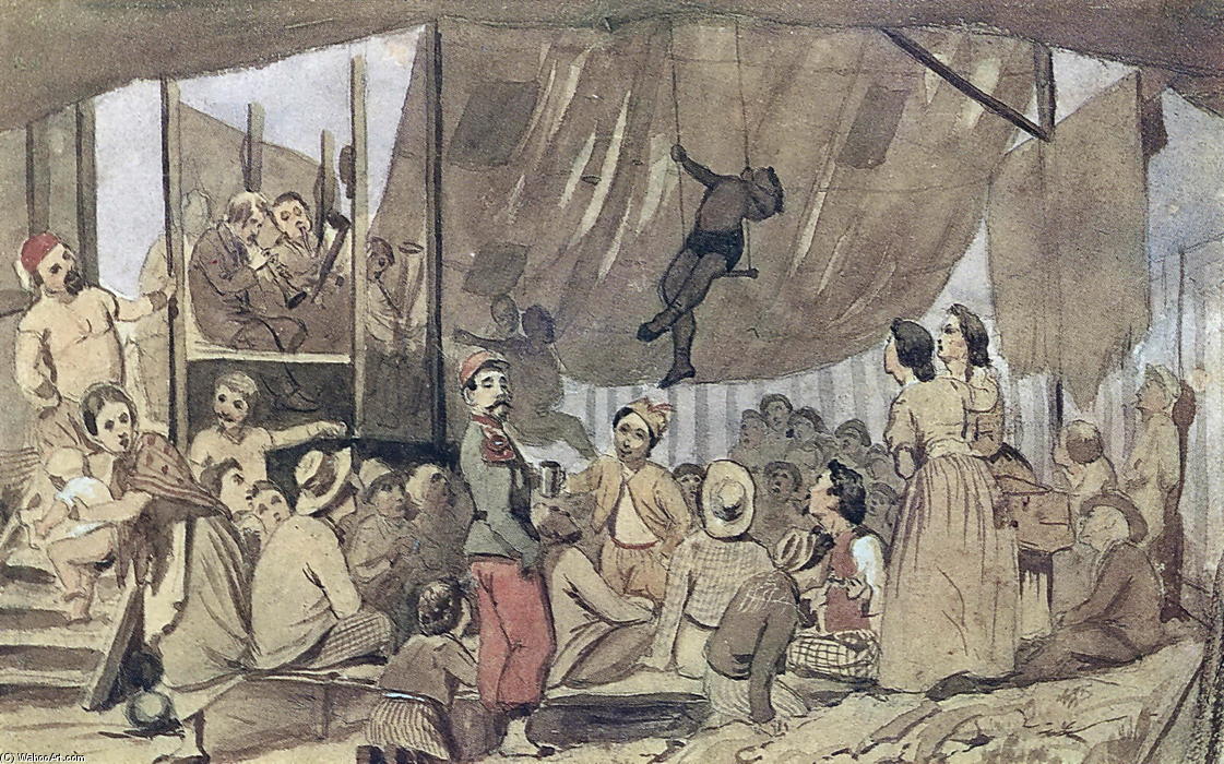 Parisian Promenade — Vasily Grigoryevich Perov