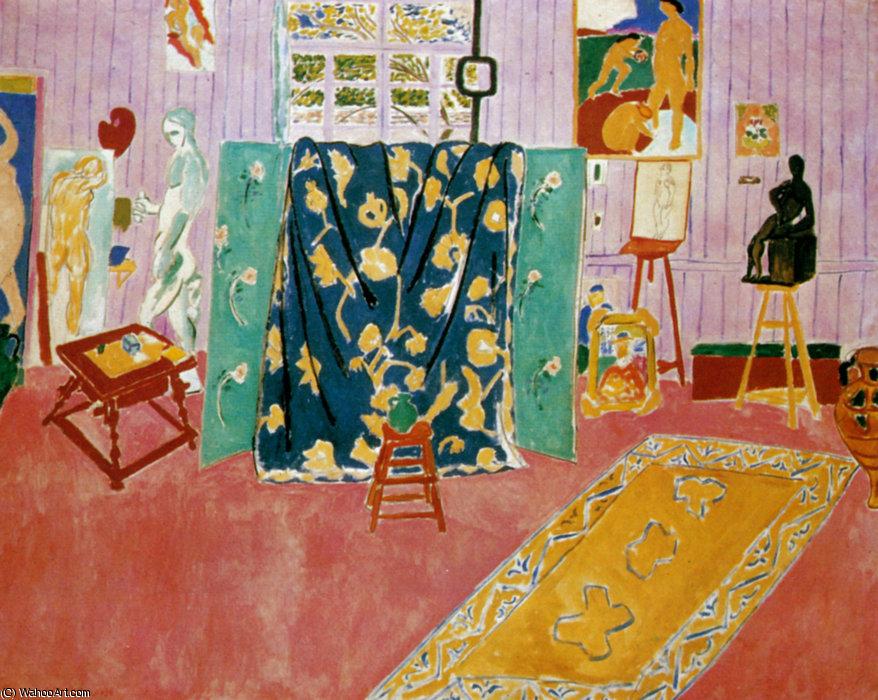 L'atelier Rose Huile Sur Toile - (179) — Henri Matisse