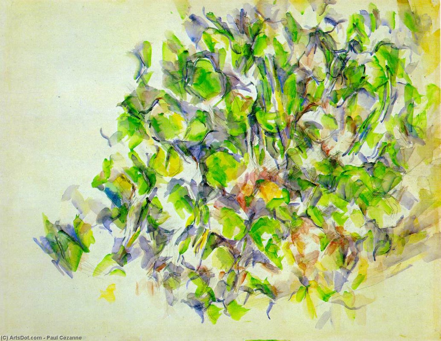 Foliage,1896-1900, Moma Ny — Paul Cézanne