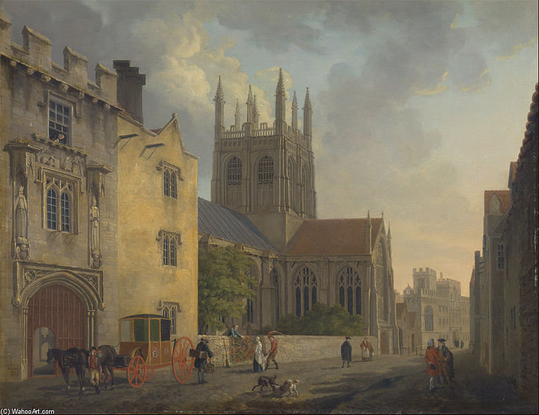 Merton College, Oxford — Michael Angelo Rooker
