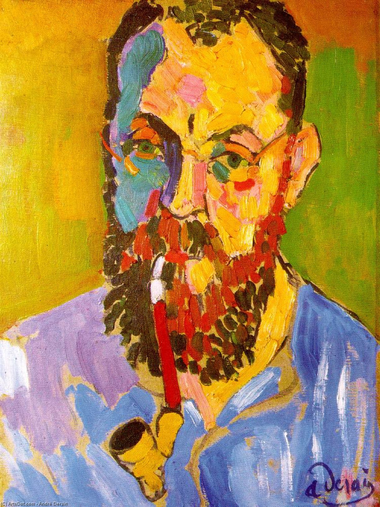 Portrait Of Matisse — André Derain