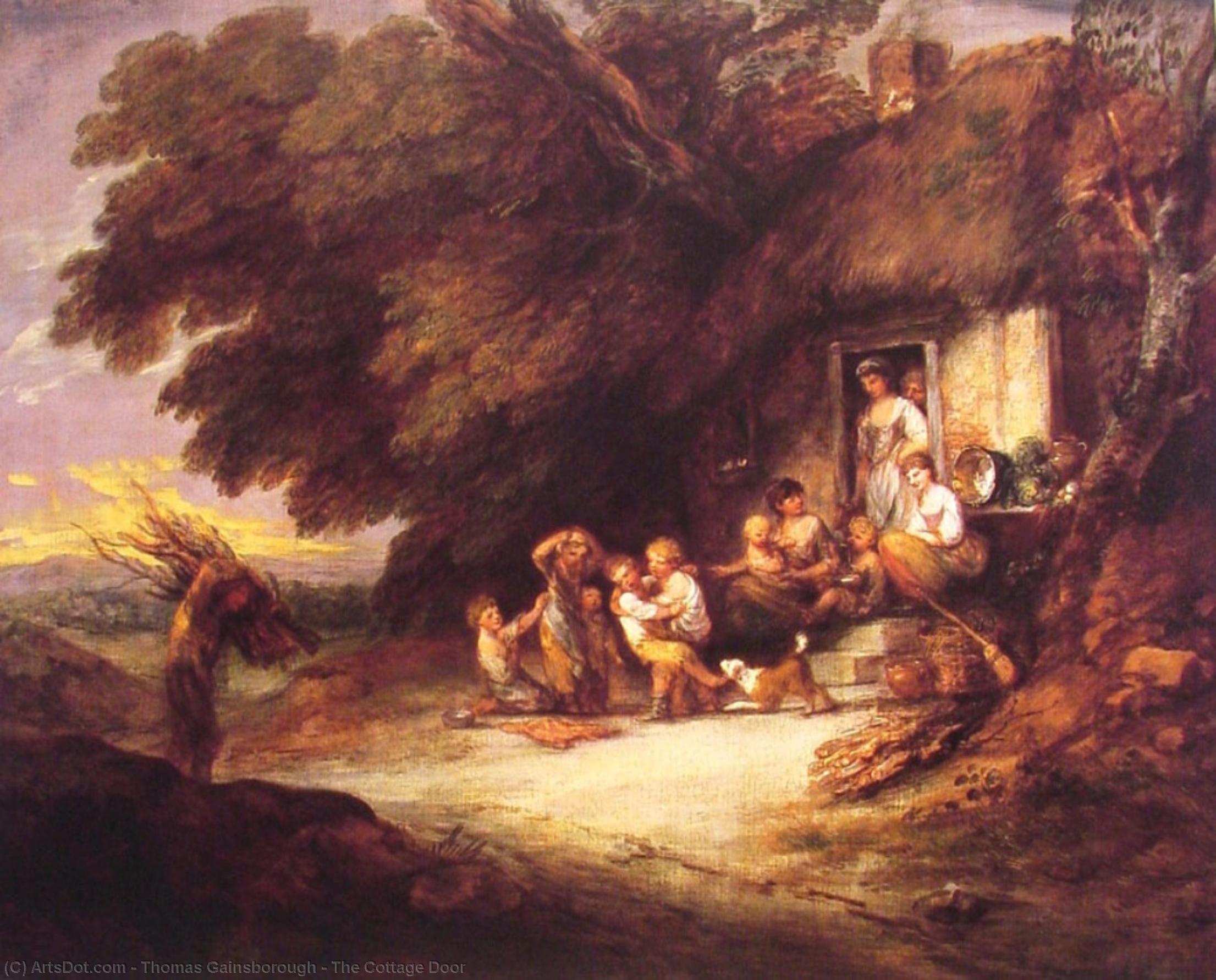 La Puerta De La Cabaña — Thomas Gainsborough