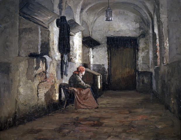 Interior Of Cloister — Theodore Clement Steele
