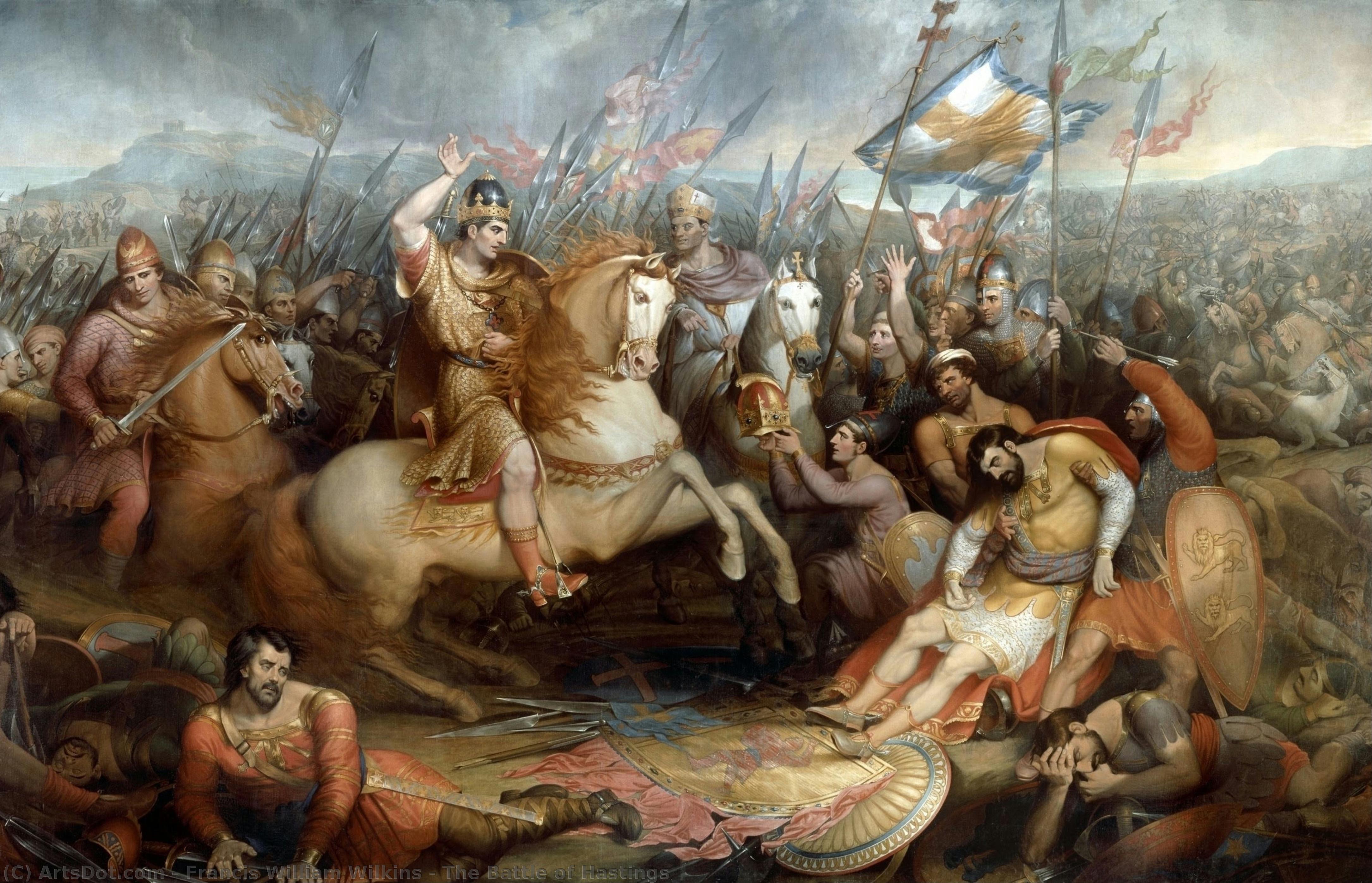 The Battle Of Hastings — Francis William Wilkins
