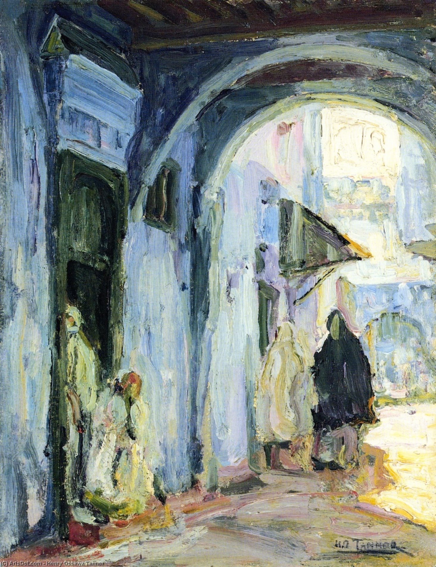 Street In Tangier — Henry Ossawa Tanner