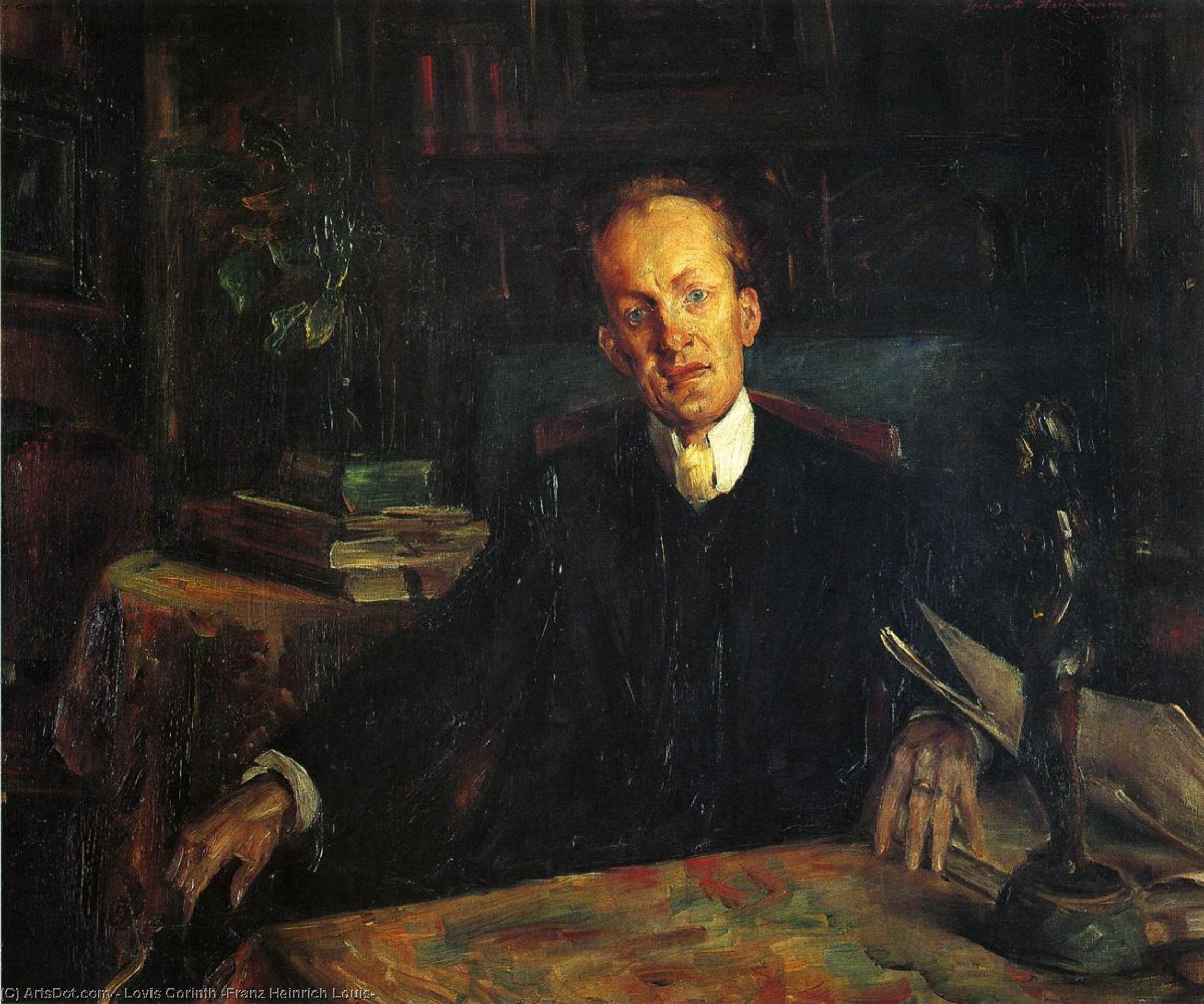 Portrait Of Gerhart Hauptmann — Lovis Corinth