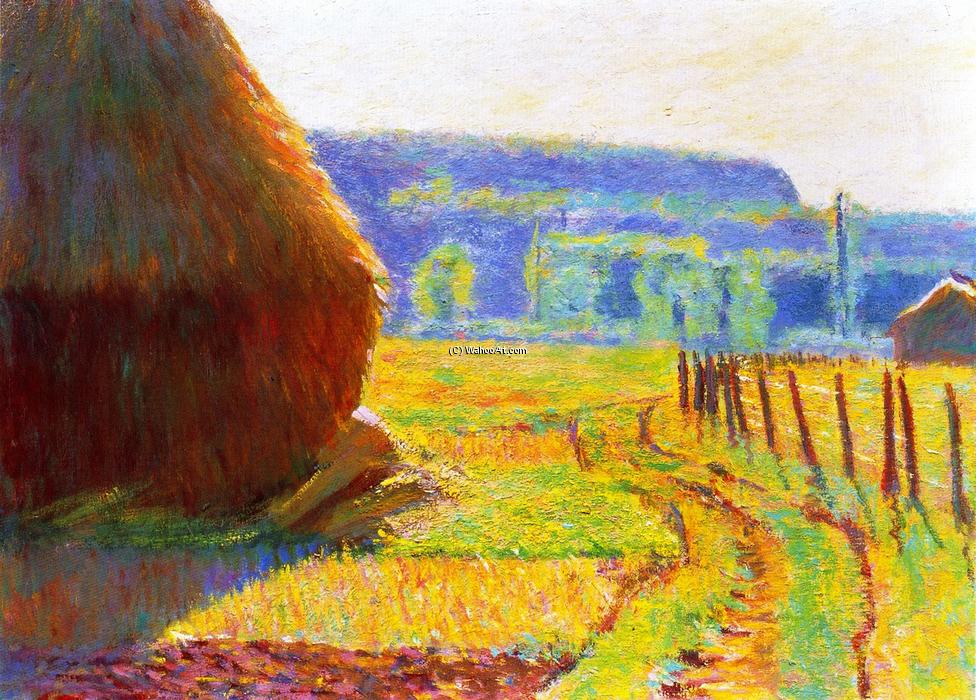 Grainstacks, Giverny — Theodore Earl Butler
