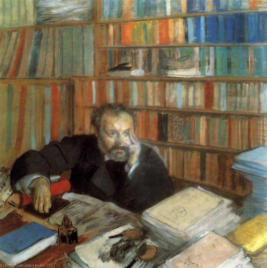 Portrait Of Edmond Duranty — Edgar Degas