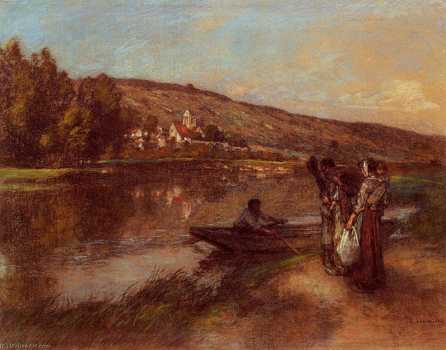 Le Passeur — Léon Augustin L'hermitte