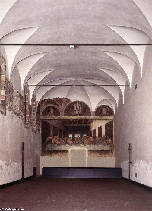 The Refectory With The Last Supper After Restoration — Leonardo Da Vinci