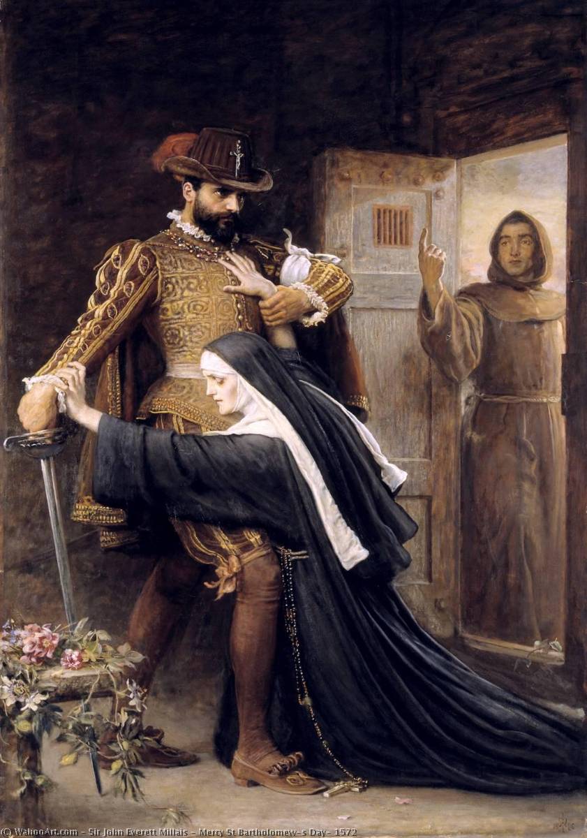 Mercy St Bartholomew's Day, 1572 — Sir John Everett Millais