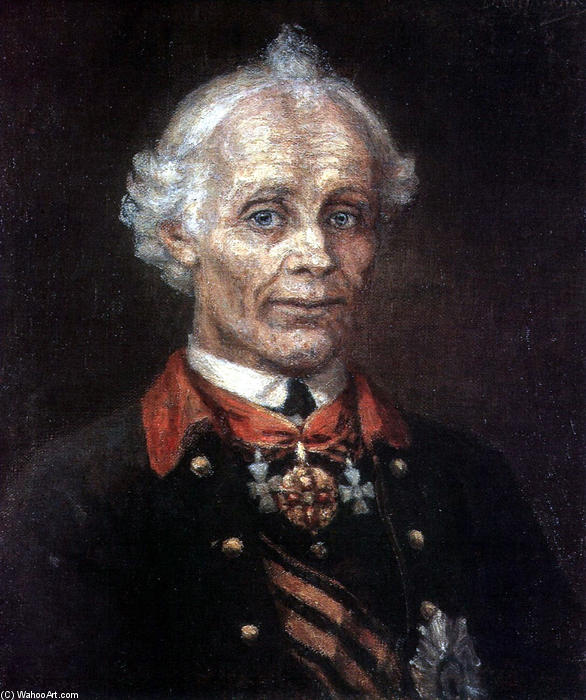 Portrait Of Alexander Suvorov — Vasily Ivanovich Surikov