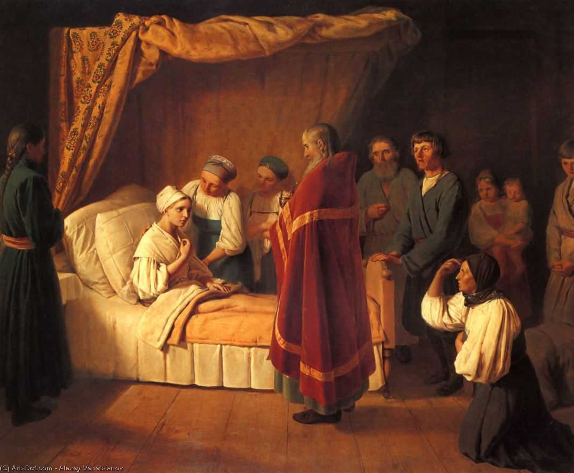Communion Of Dying — Alexei Venetsianov