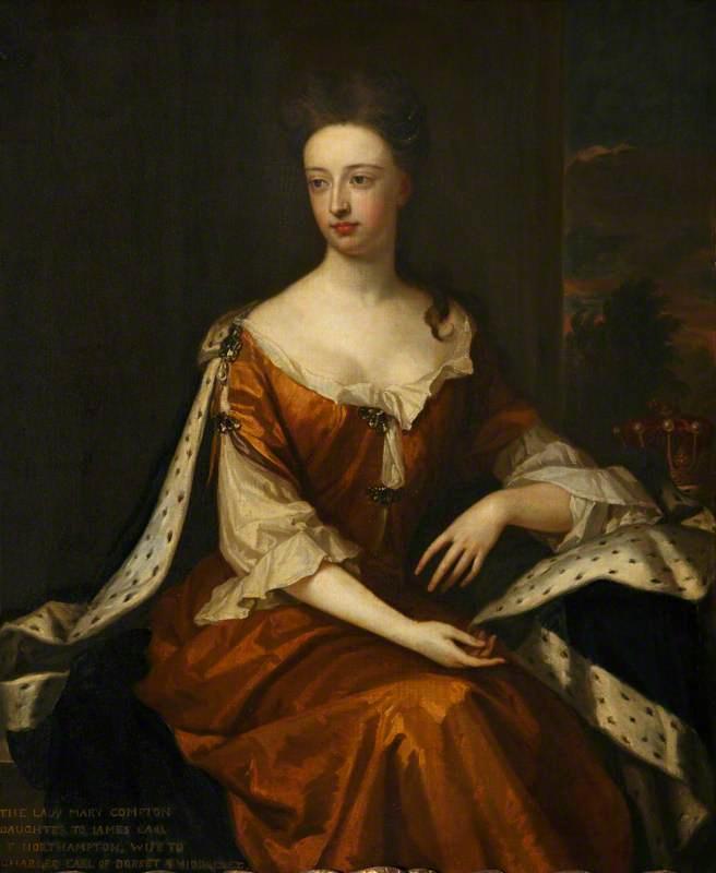 Lady Mary Compton, Condesa De Dorset — Godofredo Kneller