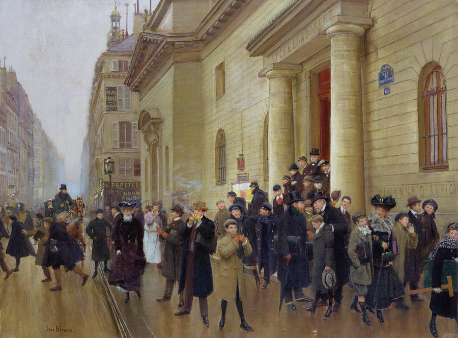 Leaving The Lycee Condorcet — Jean Georges Béraud