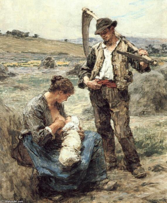 Maternite Ou L'heureuse Famille — Léon Augustin L'hermitte