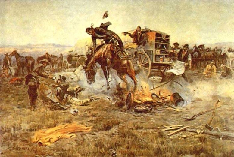 Camp Cook's Troubles — Charles Marion Russell