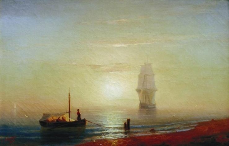 Sunseat On A Sea — Ivan Konstantinovich Aivazovsky