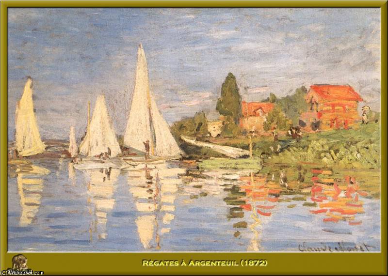 Regates A Argenteuil — Claude Monet