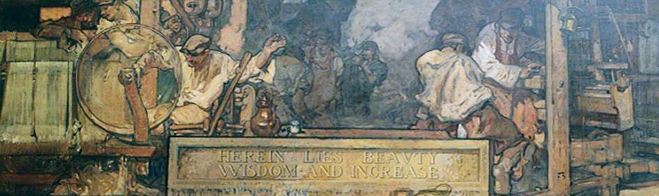 Los Hilanderos — Frank Brangwyn