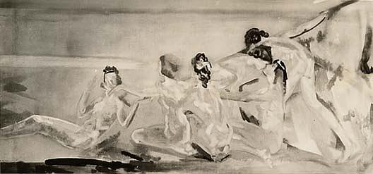 Wings On The Sea, (painting) — Arthur B. Davies