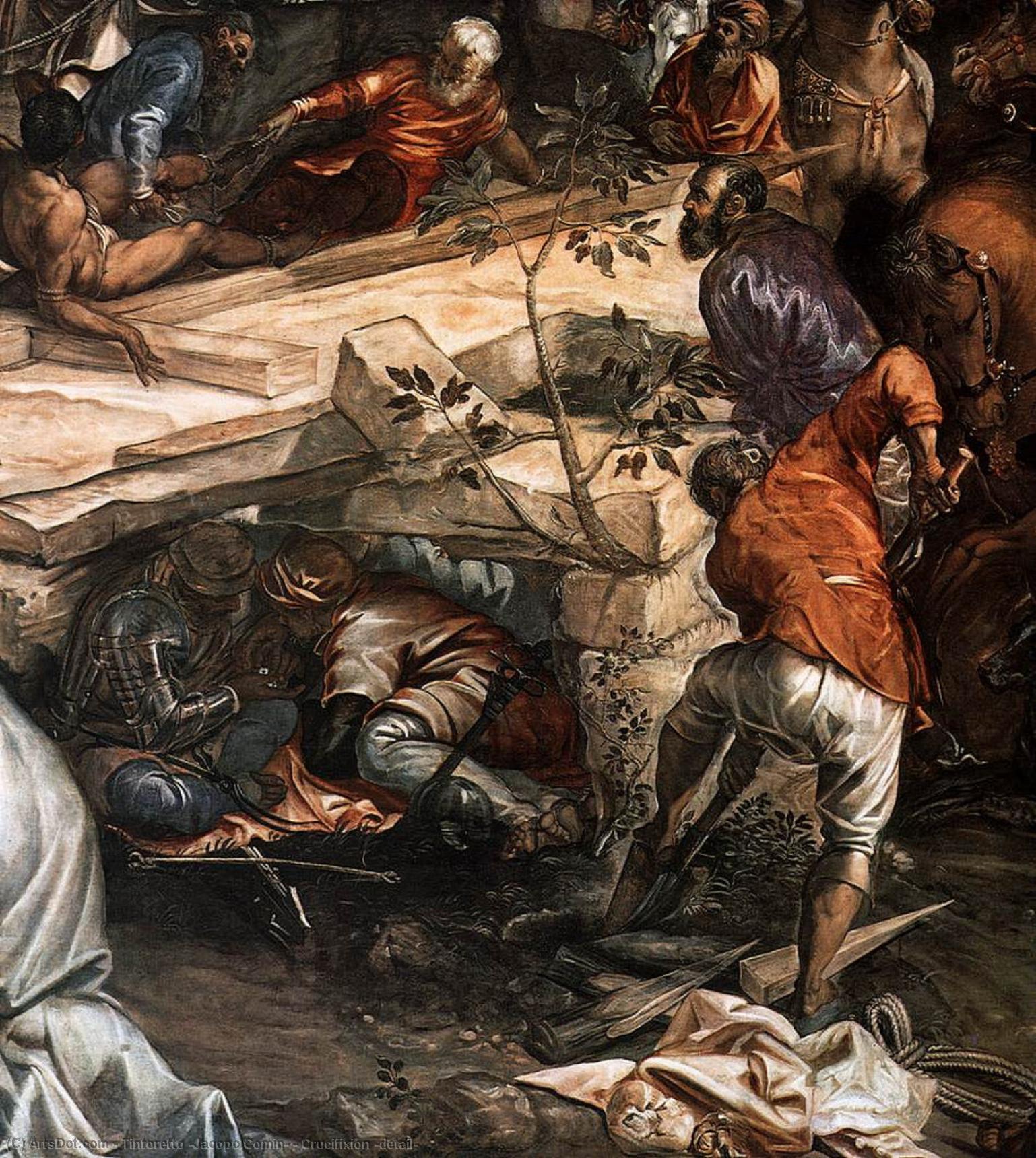 Crucifixion (detail) — Jacopo Tintoretto
