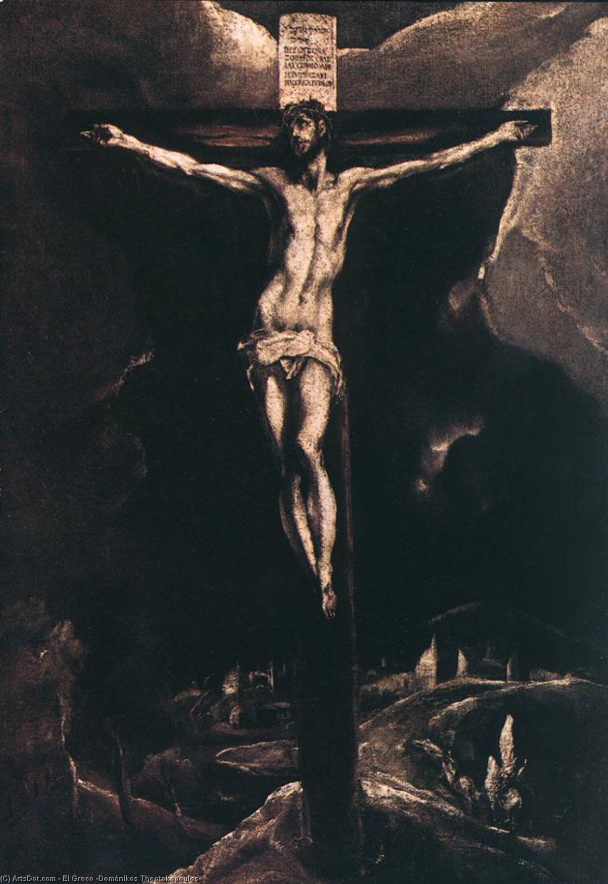 Christ On The Cross — El Greco