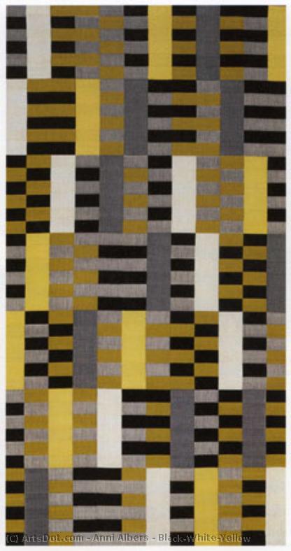 Black-white-yellow — Anni Albers