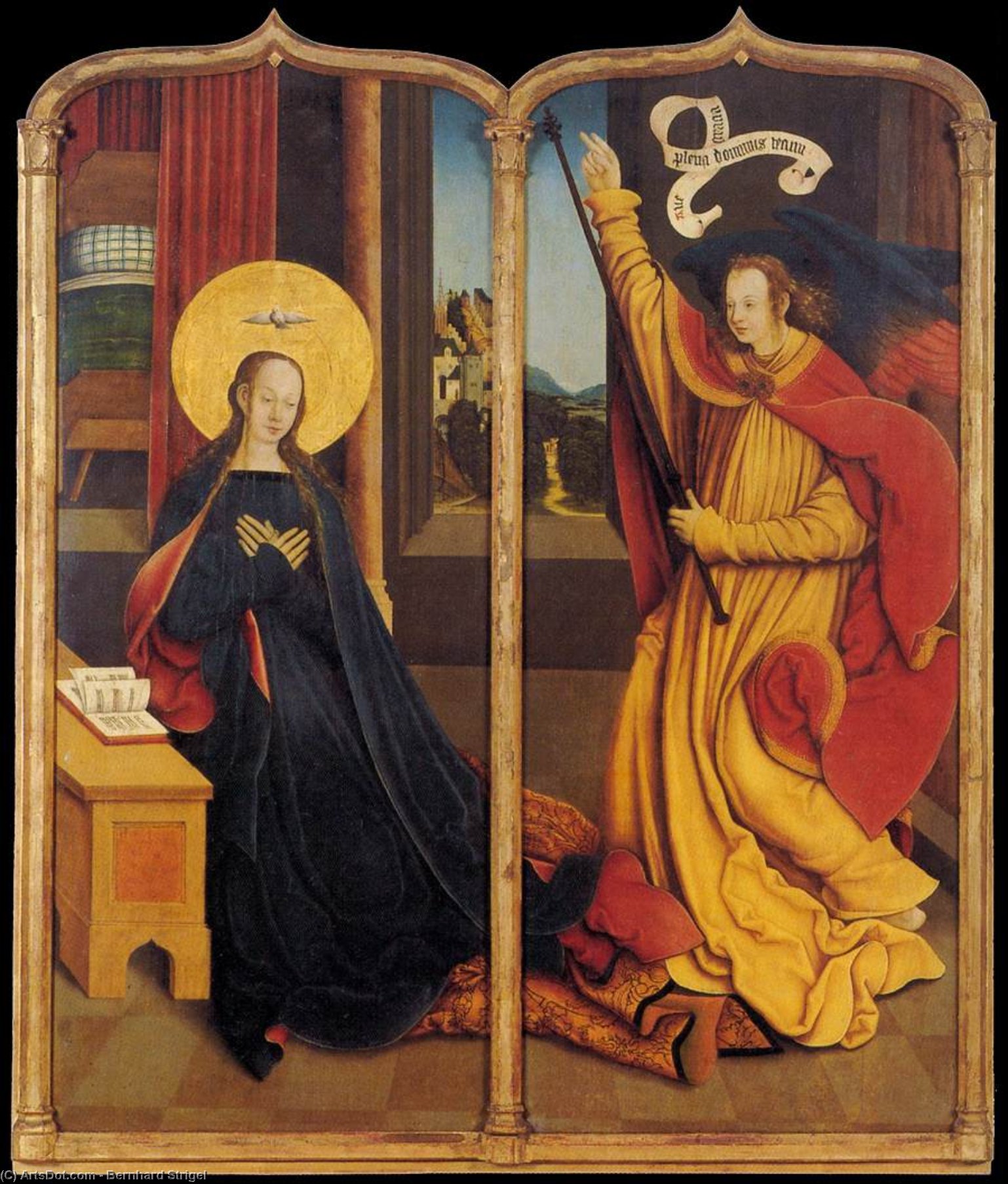 The Annunciation — Bernhard Strigel