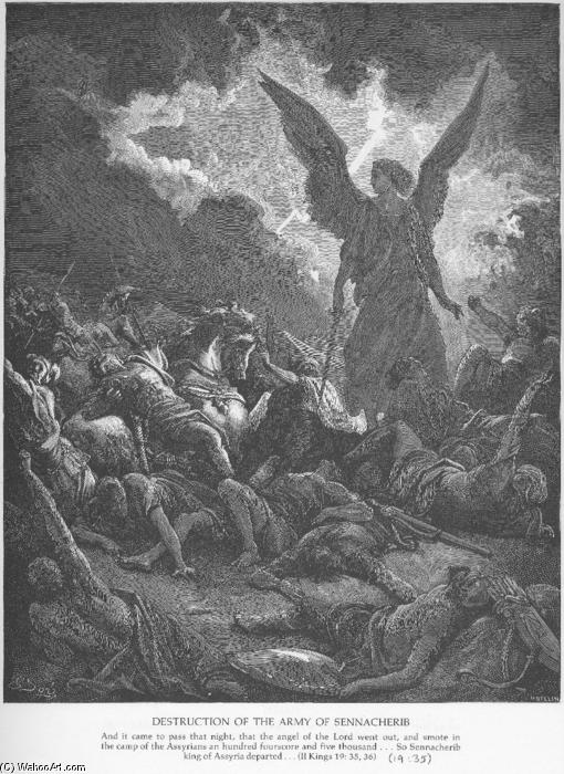 Sennacheribs Armee Wird Zerstört — Paul Gustave Doré