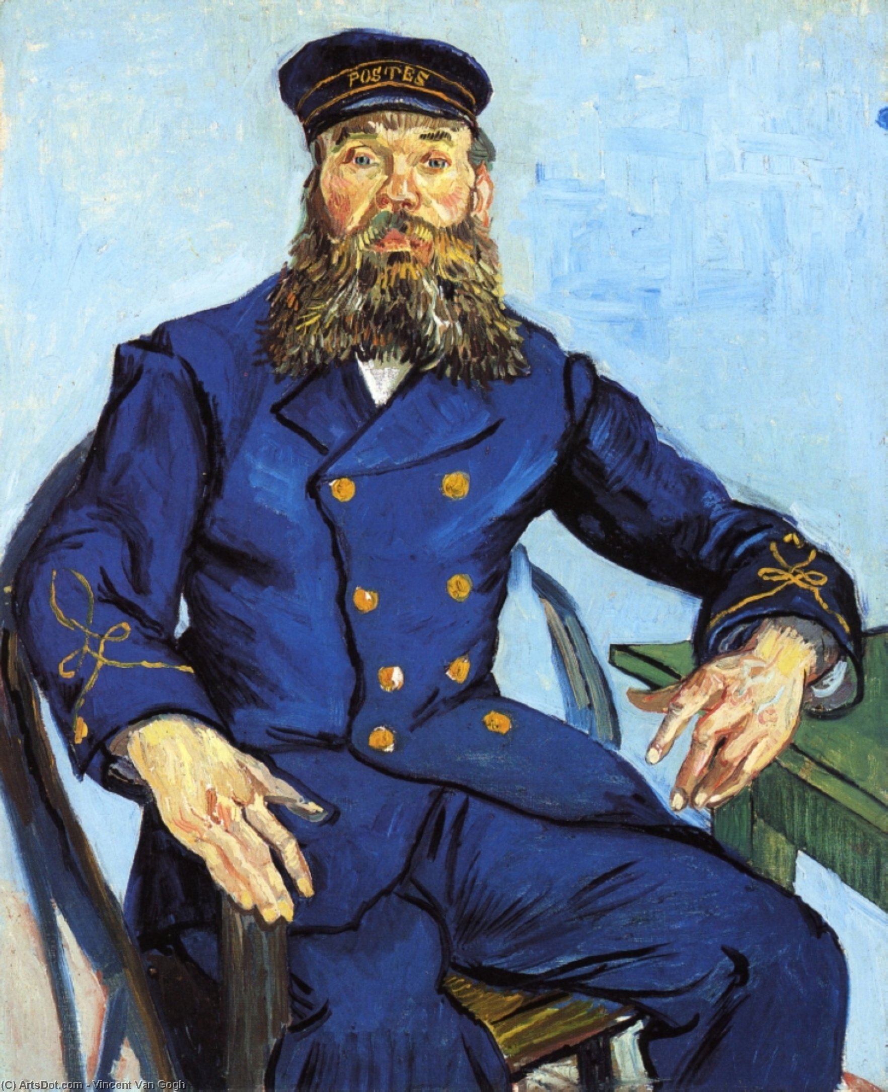 Postman Joseph Roulin — Vincent Willem Van Gogh