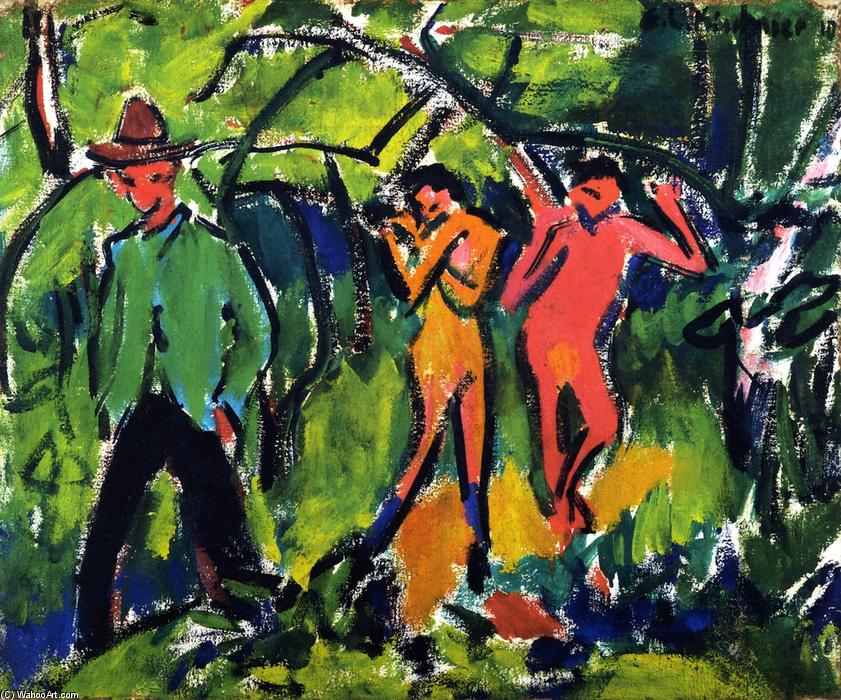 In The Forest — Ernst Ludwig Kirchner