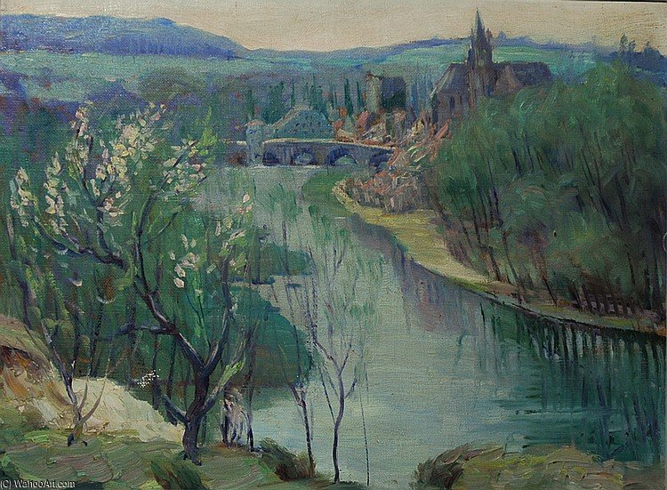 River Valley In Bloom — Leon Kroll