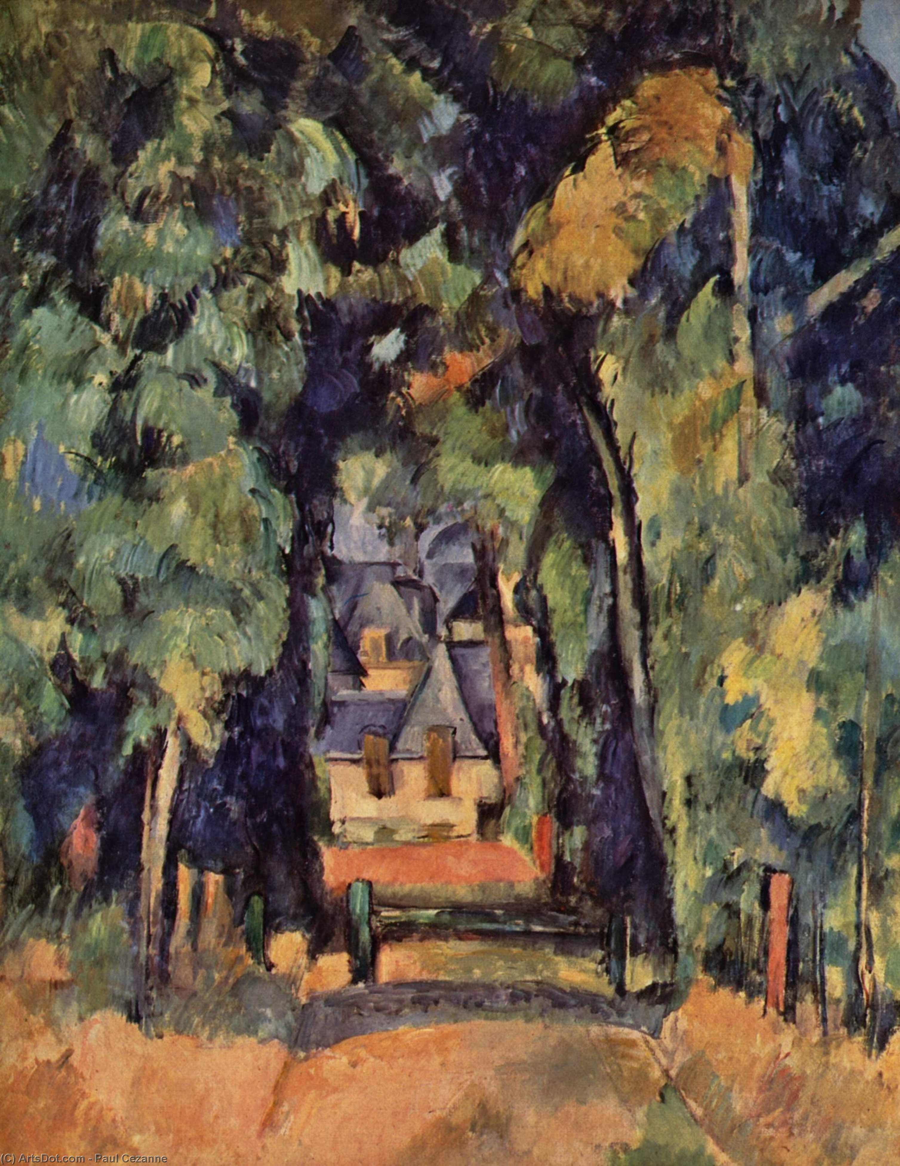 The Alley At Chantilly — Paul Cézanne
