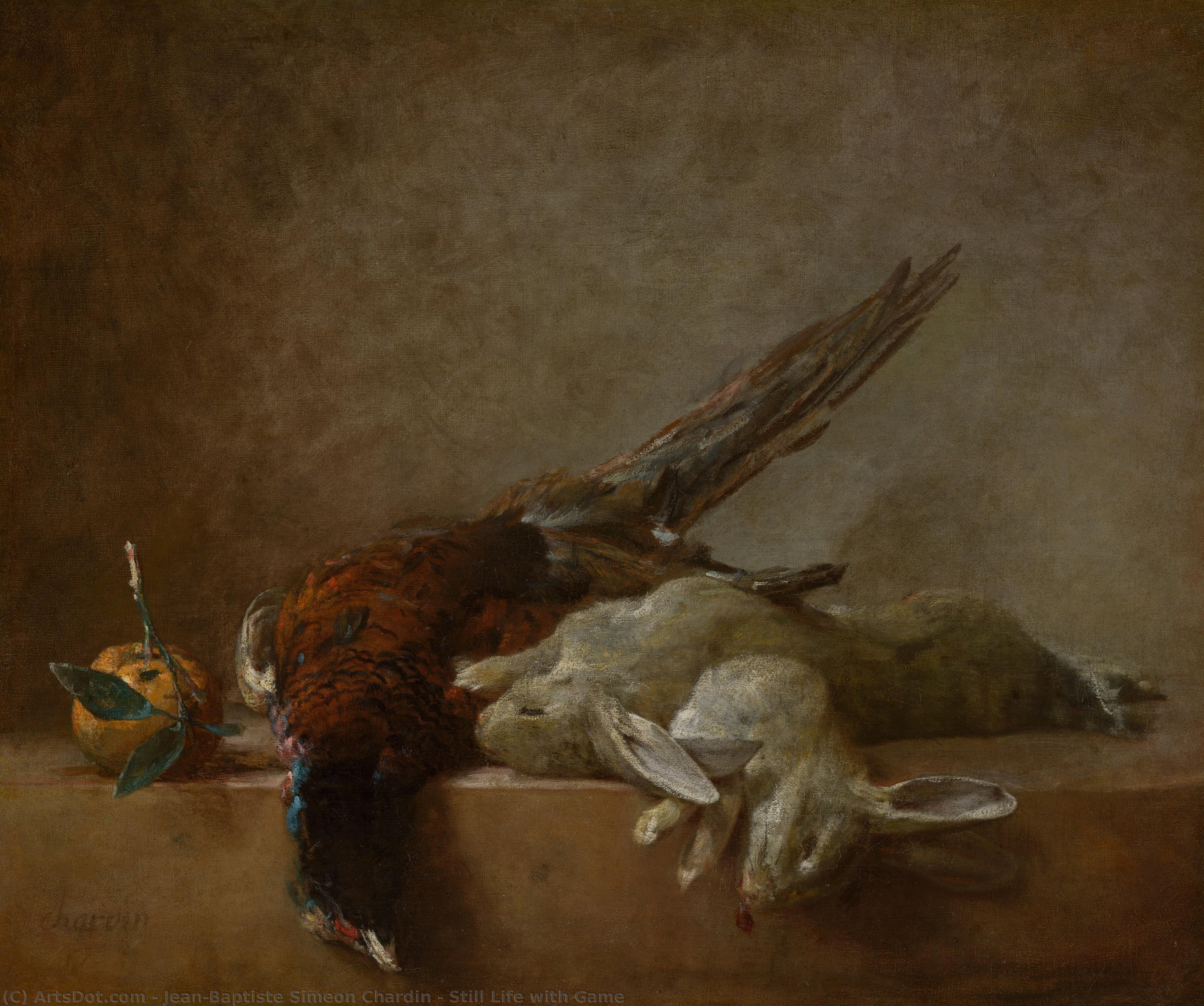 Still Life With Game — Jean-baptiste-siméon Chardin